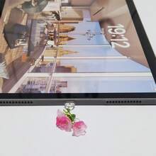 Fashionable & Elegant Floral Dust Plug, Lily Of The Valley Pendant Design, Suitable For Lightning/Type-C/Android, Charging Port Dust Plug To Protect And Beautify Your Smartphone/Tablet/Bluetooth Earphones Gifts For Mother, Family, Friends, Kids, Birthday, Holiday Phone Accessories Phone Charm - Multicolor - View 9