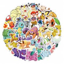 5 gói, mỗi gói 60 hoặc 50 miếng dán hoạt hình dễ thương, hình dán Pokeball tự làm, hình dán chống thấm nước cho ván trượt, sổ tay. - Nhiều màu - Xem 5