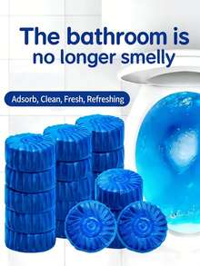 10/30pcs Toilet Cleaning Tablets/Toilet Cleaner/Toilet Deodorizer/Toilet Cleaning Agent/Deodorizer/Floor Cleaner/Multi-Purpose Cleaning Tablets, Suitable For Toilet, Wooden Floor, Tiles, Bathroom, Home Cleaning, Can Remove Urine Stains And Odors, Ideal For Outdoor Travel, Home Travel, Fitness, Camping, Vacation, Travel Supplies, Travel Accessories And Cruise Travel. - Multicolor - View 7