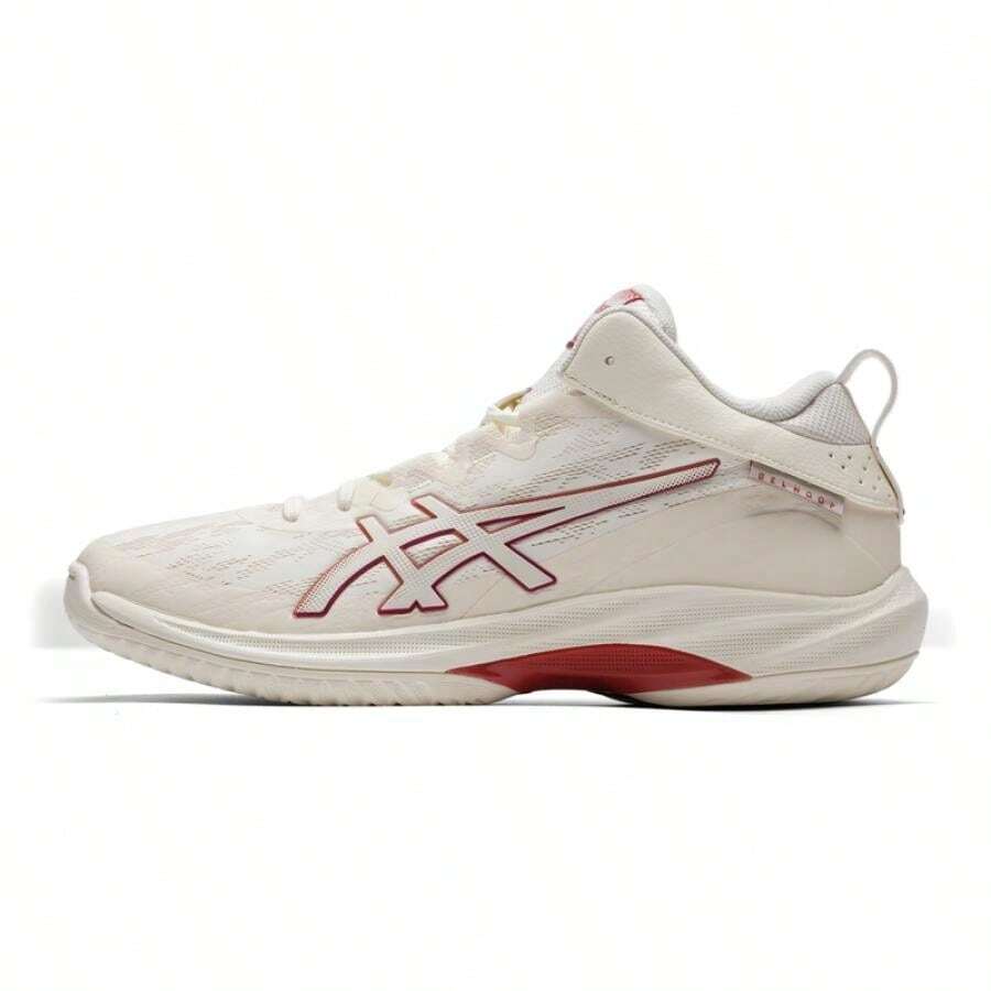 Asics Men's Basketball Shoes GELHOOP V17, Shock-Absorbing, Grip, Supportive, Lightweight, Comfortable, Low-Top, Casual Sports Shoes 1063A096-750 - Off White - View 1
