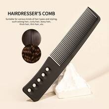 碳纤维发梳；美发沙龙专用发梳；理发梳；美发工具；Tony English 披肩式理发梳；平头梳