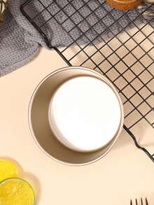 1pc Gold Hamburger Shaped Non-Stick Round Cheese Cake Baking Mold, Baking Tool For Home Oven Bread Making - Multicolor - View 5