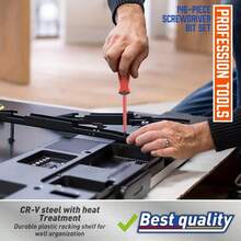 146pcs Magnetic Screwdrivers Set, With Plastic Racking, Slotted, , Pozidriv, Torx And Other Head Shapes, Hexagonal Wrench, Widely Used Precision Screwdriver Set. Nice Gifts - 146pcs - View 10