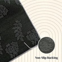 1pc Minimalist Lightweight Luxurious Curved Striped Pattern Carpet. Velvet Surface Weighs Approx. 850g, Thickness Approx. 0.6cm. Carpet Is Wear-Resistant, Anti-Slip, And Easy To Clean. Available In Multiple Sizes. Suitable For Kitchen, Living Room, Dining Room, Bedroom, Balcony, Bathroom, Study, And Various Scenarios. An Ideal Choice For Home Decor. - Multicolor - View 11