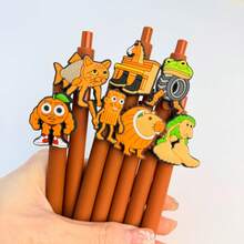 10pcs Italian Brainrot Tungtungtung Sahur Themed Character Ballpoint Pen Set, Random Classic & Unique Styles To Inspire Creativity - Multicolor - View 4