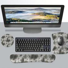 Keyboard Wrist Rest Pad  Pad Set,Ergonomic  Pad For Laptop Computer,Wrist Support Memory Foam Desk Pad For Gaming Office,Non Slip Rubber Pad Typing Relief Pain (Pad204) - Mousepad204 - View 8