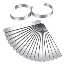 18 Pieces Of Bracelet Blank Stainless Steel Bracelet Blank DIY Cuff Bracelet Blank, Used For Making Gift Stamping Jewelry, 3/8 X 6 Inch Bracelet Blank Mold DIY Handmade Gift