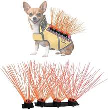 CoyoteWhiskers Protection Nylon Bristles For  Or SpikeVest Dog Harness Vest, Dog Accessories That Deter Coyote, Hawk And Raptor Attacks (Set Of 4, Orange),Orange - 橘色 - 查看 2