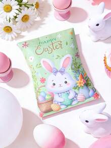 24 piezas Bolsas de regalo de Pascua feliz con pegatinas, diseño de conejos y huevos de Pascua, bolsas de regalo de Pascua de primavera, bolsas de caramelos de Pascua, sobres de regalo de Pascua, bolsas de papel, decoraciones de Pascua, decoración del hogar de Pascua, decoración de mesa, decoración de fiesta de primavera, suministros para fiestas de Pascua, suministros para la búsqueda de huevos, regalos de Pascua, regalos de cumpleaños, regalos elegantes para familiares y amigos - Multicolor - Ver 9