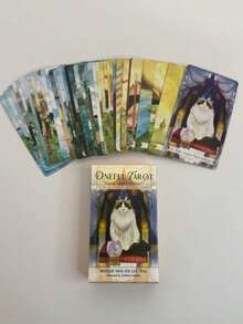 10.5x6.5cm The Oneful Tarot Cards, Accurate Divination And Simple Tarot Reading, Suitable For Beginners, Family Gatherings, Entertainment Games, Game Gifts, Card Games, Party Board Games, Couples & Friends Interactive Mini Games, Truth Or Dare Card Games, Leisure Games, Portable Cards, Friends Gathering Board Games, Holiday Travel Entertainment Games, Couples Card Games - Multicolor - View 4
