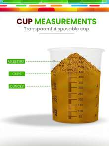Bộ 20 cốc đong định lượng bằng nhựa trong suốt 600ml: Lựa chọn lý tưởng cho việc pha trộn và đo lường chính xác trong phòng thí nghiệm và nhà bếp, cốc đong, dụng cụ đo lường phòng thí nghiệm, cốc đong nhà bếp, đo lường chính xác, pha trộn chất lỏng, pha trộn bột, cốc đong trong suốt, sử dụng trong nấu nướng và làm bánh. - Nhiều màu - Xem 8