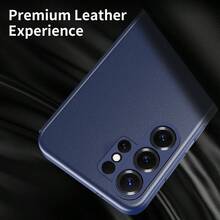 Magnetic Leather Case Compatible With Apple 7/8/X/XS/XR/11/12/13/14/15 Pro Max, Galaxy S22/S23/S24/S26+ UA04/A05/A14/A15/A24/A25/A34/A54, OPPO, VIVO, Redmi 13c - Blue - View 4