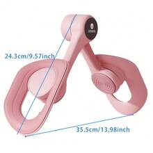Leg Training Device, Pelvic Floor Muscle Trainer, Inner Thigh Clamp, Pelvic Floor Muscle Trainer - Hồng - Xem 2