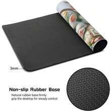 Cute Large Gaming Mouse Pad With Stitched Edges, Rectangle Mousepad Gift For Home Office Study Game, Perfect Gift For Girlfriend Boyfriend, Birthday, Valentines Day, Anniversary, Father's Day, Mother's Day, 2026 Back-To-School Season - 23.6" X 13.8" - Color1 - 查看 7