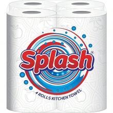 Kitchen Towels. Splash 2-Ply Quilted Paper Rolls. . Responsibly Sourced. Strong. 10m Per Roll - 16 - View 10