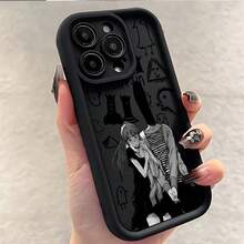 Funda para Teléfono con Diseño Manga de Punpun Onodera, Súper Kawaii y Creativa, Compatible con for  17, 16E, 16, 15, 14, 13, 12, 11 Pro Max, Mini, Air, XR, XS, X, 7, 8 Plus.Con Tapa de TPU Suave Anticaídas.¡La Funda Manga Fiesta es el Regalo Perfecto para Navidad y Fiestas!Fundas para Teléfono con Dijes, Uso Diario - Ideal para Regalos para Adolescentes y Jóvenes.Carcasas para Móvil. - Color 1 - Ver 3