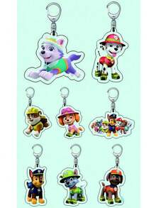 Móc khóa nhân vật hoạt hình - Paw Patrol Chase, Rocky, Zuma, Skye, Rubble, Everest, mặt dây chuyền acrylic nguyên bản, thích hợp để trang trí túi xách, phụ kiện chìa khóa, đạo cụ trang trí, quà tặng tiệc tùng, sưu tập và trưng bày. - Nhiều màu - Xem 2