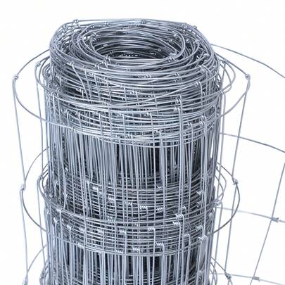 10 Gauge Cattle Fence Panels 4 Ft X 165 Ft Galvanized Farm Fence For Pig, Livestock, Grass Pasture - Yard Animal Protection