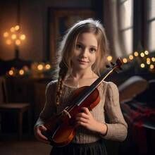 Violin/Guitar/Piano/Trumpet/Saxophone/Harp/Drum/Cello Necklace Women, Music Lover Jewelry Gifts Women - 小提琴項鍊 - 查看 2