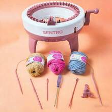MAZHA Sentro 22/40/48 Needle Hand Knitting Loom Kit, DIY Scarf, Hat, Sweater And Socks For Adults And Kids, With Row Counter