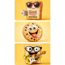 Ímãs de Geladeira com Desenhos Fofos de Comida, Decoração para Casa, Design Criativo, Pequeno e Divertido, Essencial para Geladeira e Cozinha, Decoração e Presente para o Dia a Dia - Multicolorido - Visão 1