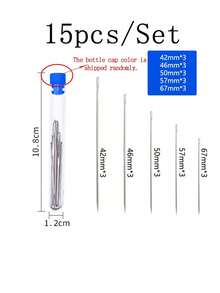 15/18pcs Big Eye Needle Set, New Home Handmade Sewing Needles, Handmade Sewing Needles