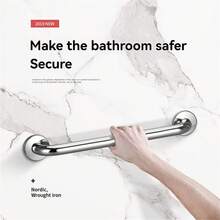 1pc/2pcs Stainless Steel Handrail Barrier-Free Bathroom Toilet Safety Bathroom Handrail For The Disabled And The Elderly Bathroom Handrail - Multicolor - View 6