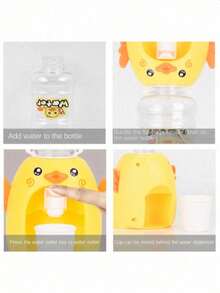 Mini Water Dispenser Toy, Cute Kitchen Playset Juicer With Real Water Cup, Random Sticker Included - Multicolor - View 8