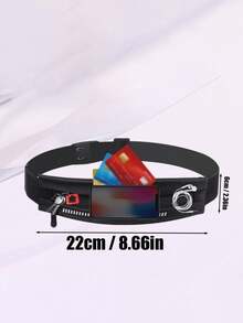 Outdoor Running, Casual Wear, Multifunctional Single-Layer Waist Bag, Unisex, Fitness And Cycling, Comfortable Water-Resistant Belt, Lightweight And Snug Fit - Multicolor - View 11