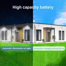 400pcs LED White Light Solar Powered Outdoor Motion Sensor Wall Light, With 5m Extra Long Cable & Remote Control, IP65 Waterproof, Suitable For Roof, Exterior Wall, Garage, Ideal Gift For Holidays Or Father's Day - White Light - View 8