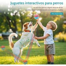 3-In-1 Juguetes de Rompecabezas para Perros Juguetes Interactivos para Perros con 2 Pelota Mascotas Ompecabezas Comida para Mascotas Alimentador Lento para Entrenamiento de Coeficiente Intelectual - como en la foto - Ver 3