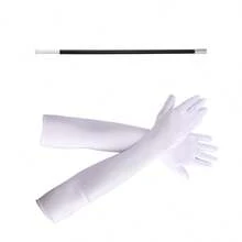 2 Peças Conjunto de Luvas e Porta-Cigarros Vintage Longo, Adequado para Festas com Tema Retrô, Chás de Panela, Despedidas de Solteira, Galas, Sessões Fotográficas, Feriados, Réveillon, Encontros no Dia dos Namorados, Aniversários - A - Visão 8