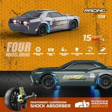 1:43 Scale RC Drift Car 2.4GHz Remote Control Drift Vehicle Features An Alloy Chassis And Realistic Racing Design Equipped With LED Lights And Drift Tires Smartphone Remote Control Operation Competitive Racing Toy Car The Perfect Birthday Gift For Boys And Girls - Multicolor - View 8