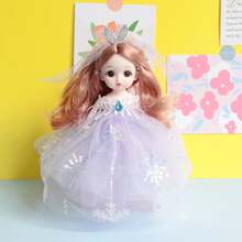 Fashionable & Creative Sapphire Princess Bride Doll, Collectible Ornament & Gift - Multicolor - View 9