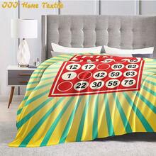[Christmas]Fun Bingo-Themed Flannel Throw Blanket - Soft, Comfortable, And Stylish For Home, Camping, Sofa, Or Bedroom Decor - Perfect Birthday Or Holiday Gift, All-Season Design With Vibrant Yellow And Gre, Perfect Birthday Christmas Mother's Day Gift Size 70x140cm/27.56x55.12 InAll Season Flannel Blanket Skin-Friendly & LightweightAll Season Flannel Blanket Skin-Friendly & Lightweight - Nhiều màu - Xem 11