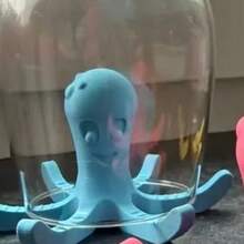 3D打印章鱼造型独立水杯装饰 - 彩色 - 查看 10