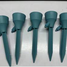 5pcs Plant Auto Watering Pointed Tips With Adjustable Flow Rate Auto Drip Irrigation Kit, Slouchy Person Potted Plant Drip Irrigation, Automatic Watering Device For Indoor And Garden Plants, Battery-Free, Fits Standard Threaded Bottles - Multicolor - View 13