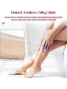 Removedor Pelo Vello Corporal Exfoliant Piel Muerta Indolora - Azul - Ver 5