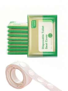 Disposable Toilet Seat Covers - Water-Soluble Portable Seat Protector, One-Time Use Hygienic Toilet Pads With Dissolvable Paper, Lightweight Foldable Travel Toilet Mat, Suitable For Airplane, Camping, Business Trip, School And Public Restrooms, Easy Tear Design, Hygienic And Convenient, Perfect Travel Essential And Sanitary Gift, Small Gift Exchange - Multicolor - View 9