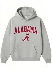 Vintage Sport Teams Collection Unisex Crewneck Black Hoodie, Graphic Team Collection Hoodie, Gift For Fans-New Arrivals For Autumn/Winter: Unisex Relaxed-Fit Cotton-Blend Long-Sleeve Hooded Sweatshirt - Màu xám 4 - Xem 8