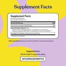 Lemme Purr Vaginal Probiotics For Women - Promotes PH Balance, Healthy Vaginal Odor & Urinary Tract Health W/Lactobacillus Blend, Clinically Tested Strains, Pineapple & Vitamin C - 60 Veggie Capsules - 3Bottles - 查看 3