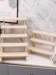 珠宝梯形架，项链手链展示架 - 节省空间的现代设计，适用于家庭、沙龙、精品店 - 珠宝收纳盒 - 黃色 - 查看 3