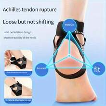 Attelle de soutien de cheville - Ajustement de compression robuste, haute élasticité douce, unisexe, convient pour le basket-ball, la course, l'entraînement de fitness - Choix idéal - Style aléatoire - Multicolore - Voir 7