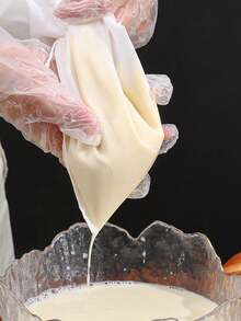 1/3 حقيبة منخل ناعم قابلة لإعادة الاستخدام - متعددة الأغراض + سهلة التنظيف + توفير المساحة + متينة ، طقم تصفية مطبخ أبيض حديث - مناسب لطهي المنزل / الأعشاب / الشاي / تصفية العصير / تحضير الطعام / عيد الأم / عيد الحب / هدايا الاحتفال بالمنزل الجديد - متعدد الألوان - مشاهدة 3