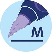 SUIOO  Pelikan 814850 Pluma estilogrfica Twist Nib M Neo Mint con 1 cartucho, paquete de 1 - neón menta (neon mint)+1 count (pack of 1)+punta mediana - Ver 4