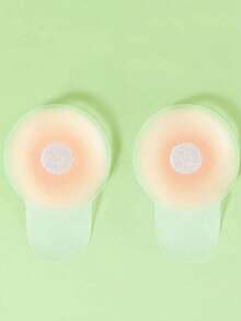 10/6/8/4/2pcs Reusable Seamless Silicone Nipple Covers, Invisible Lifting Breast Pads, Anti-Slip Pull-Up Design, Solid Color Bra Accessories, 100% Silicone Material, Hand Washable, Easy To Clean, Suitable For All Bust Sizes - Multicolor - View 5