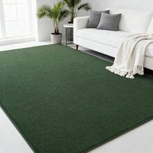 Alfombra Rectangular de Espuma Viscoelástica 4x6 Pies, Negra Sólida Suave, Ideal para Sala de Estar y Dormitorio - Gris - Ver 10