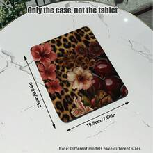 猎豹纹/豹纹图案 PU 皮革翻盖保护套，带笔槽，支持自动休眠/唤醒功能，兼容荣耀平板 8/9/10、荣耀 GT 11.5 英寸/X7/X8A/X9/X8Pro/X9Pro/V9/V8 Pro、Matepad 11 英寸（2023/2022）、Matepad 11.5 英寸（2026）、红米、OPPO、vivo、苹果等品牌平板电脑。 - 彩色 - 查看 4