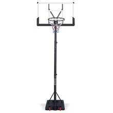 Outdoor Basketball Hoop, Height Adjustable From 173.74 To 304.8 Cm, Suitable For Children And Adults, With Rustproof Coating, Wheels And White Screen-Printed Design - Black and White - View 8