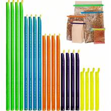 8pcs/20pcs Klip Segel yang Dapat Digunakan Kembali - Anti Bocor Kuat, Cocok untuk Semua Kantong Snack, Kantong Freezer, dan Kantong Kopi, Aksesori Pengorganisasian Penyimpanan Dapur - MultiWarna - View 1